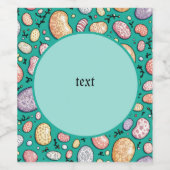 paashoorntje wijn etiket (Enkel label)