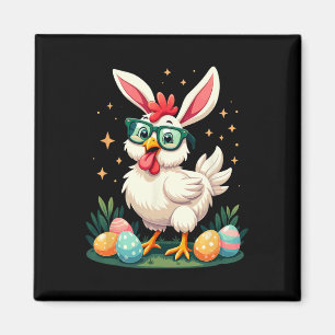 Paashouder Bunny Chicken Egg Hunting Magneet