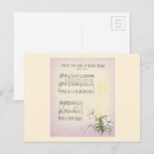 paashymne feestdagenkaart (Voorkant / Achterkant)