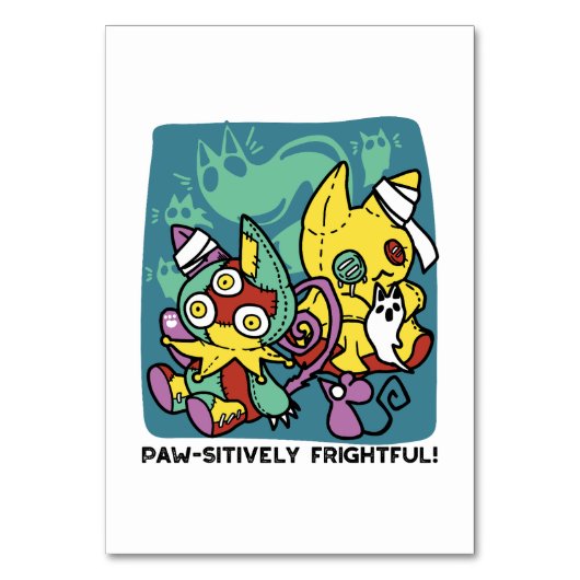 Paasitief angstaanjagend | Monsterlijke katten Hal Kaart (Voorkant)