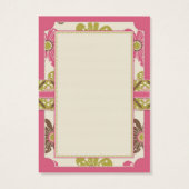 Paasjacht cadeau Label Visitekaartjes (Achterkant)