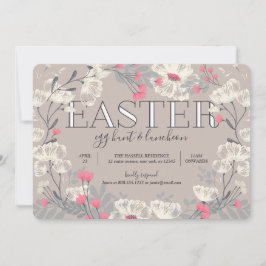  Paasjacht - Jacht en Lunch-uitnodiging Kaart