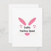 Paasjacht Squad op een Feestdagenkaart (Voorkant / Achterkant)