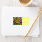 Paasjongen en meisje etiket (Insitu)