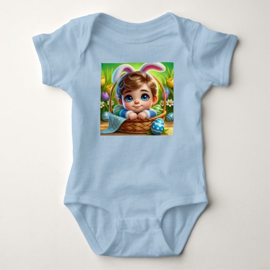 PAASJONGEN Konijnenoren ~ Romper (Voorkant)