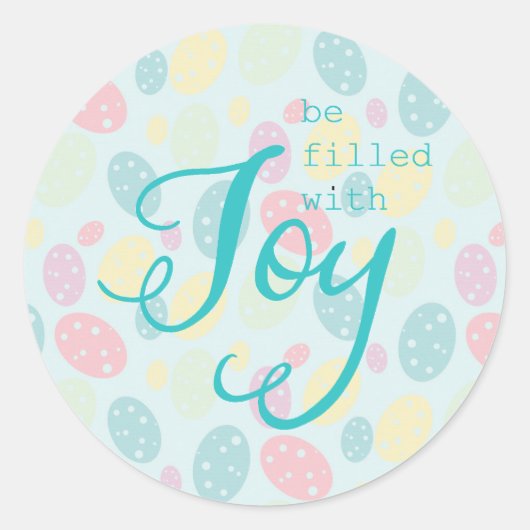 PaasJoy Ronde Sticker (Voorkant)