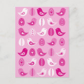 paaskaars roze Briefkaart (Voorkant)