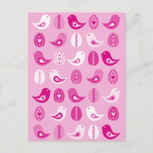 paaskaars roze Briefkaart (Voorkant)