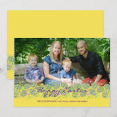 Paaskaart Eggstravaganza Feestdagenkaart (Voorkant / Achterkant)