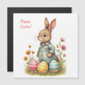 Paaskaart in zachte pastelkleuren (Voorkant / Achterkant)