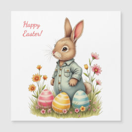 Paaskaart in zachte pastelkleuren