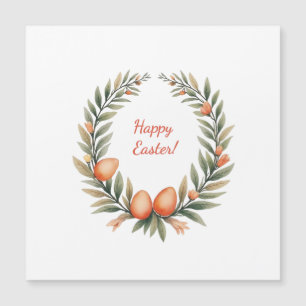 Paaskaart in zachte pastelkleuren