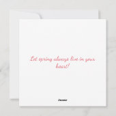 Paaskaart in zachte pastelkleuren feestdagenkaart (Achterkant)