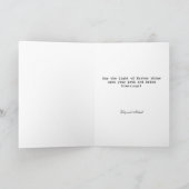 Paaskaart Konijn en ei Illustratie Feestdagen Kaart (Binnen)