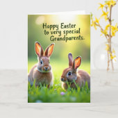 Paaskaart Konijnenweide Kaart (Gele Bloem)