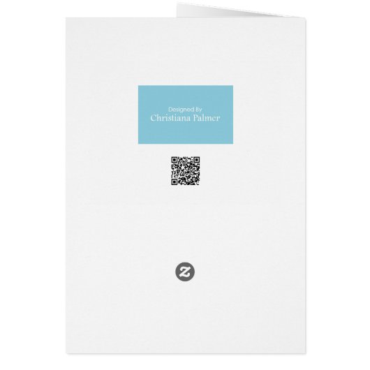 Paaskaart - Kute Ducking (Achterkant)