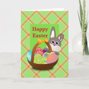 PaasKaart met Bunny Feestdagen Kaart