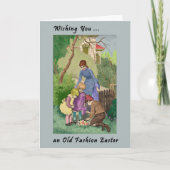 paasKaart met moeder en kind Feestdagen Kaart (Voorkant)