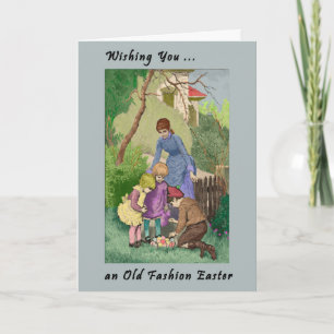  paasKaart met moeder en kind Feestdagen Kaart