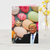 PAASKAART VAN DONALD TRUMP KAART (Gele Bloem)