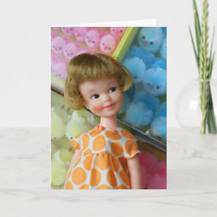Paaskaart van Penny en Peeps Feestdagen Kaart