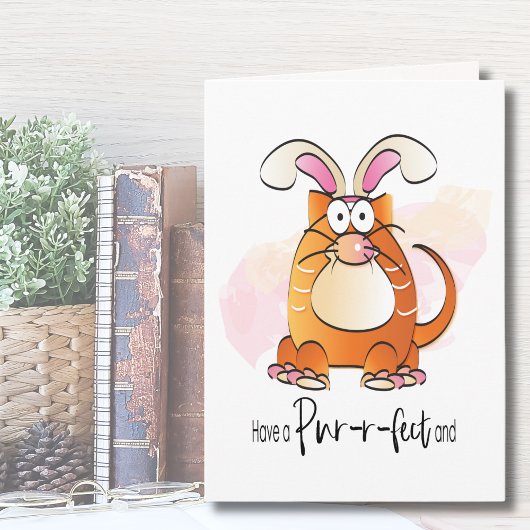 PaasKaart voor kattendeksel Kaart