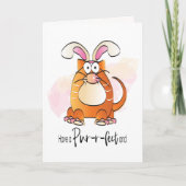 PaasKaart voor kattendeksel Kaart (Voorkant)