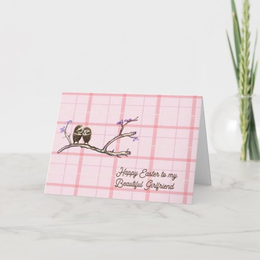 PaasKaart voor Vriendin met eigenaar Feestdagen Kaart (Voorkant)