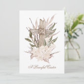 Paaskaart vreedzame paasmakerij hem ontstond bedankkaart (Staand voorkant)