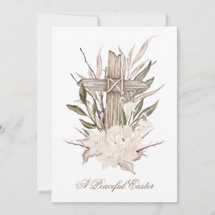 Paaskaart vreedzame paasmakerij hem ontstond bedankkaart