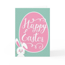 PaasKaart - Wit konijn