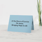 Paaskaarten (religieus) feestdagen kaart (Voorkant)