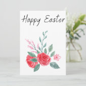 Paaskaarten set - Paashaas en Kuiken Feestdagenkaart (Staand voorkant)