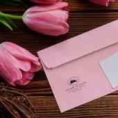 Paaskaartstap | Adres bunny inkt stempel