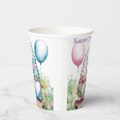 Paaskabouters in Waterverf verjaardagsfeest Papieren Bekers (Rechts)