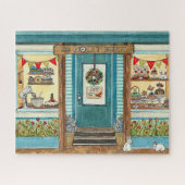 Paaskake Shop Waterverf Jigzaag Puzzle Legpuzzel (Horizontaal)