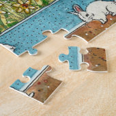 Paaskake Shop Waterverf Jigzaag Puzzle Legpuzzel (Zijkant)
