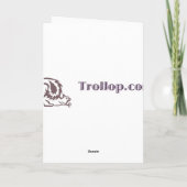 paaskalope feestdagen kaart (Achterkant)