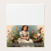  paaskarmel kaart (Buitenkant ongevouwen)