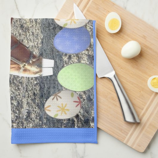 Paaskastanjepaard Theedoek (Quarter Fold)