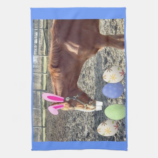 Paaskastanjepaard Theedoek (Verticaal)