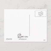 Paaskat in het Daffodils Briefkaart (Achterkant)