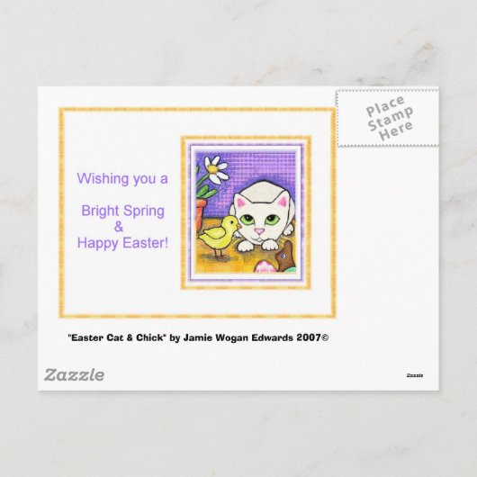 Paaskat & Kuiken Briefkaart (Achterkant)