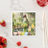 Paaskat met eieren servetten (Insitu)