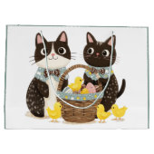 Paaskatten Paasmand Baby Chicks Groot Cadeauzakje (Achterkant)