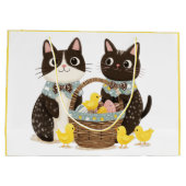 Paaskatten Paasmand Baby Chicks Groot Cadeauzakje (Achterkant)