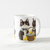 Paaskatten Paasmand Baby Chicks Koffiemok (Voorkant rechts)