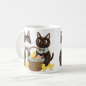 Paaskatten Paasmand Baby Chicks Koffiemok (Voorkant links)