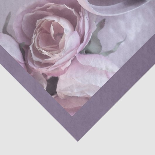 Paaskeramische mand met Rozen & bloemeneieren Tissuepapier (Detail)