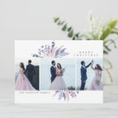 Paaskerst 3 Fotocollage voor kerstmis Kaart (Staand voorkant)